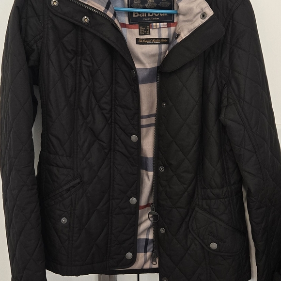 Barbour Women's Black Quilted Utility Jacket - Picture 1 of 3